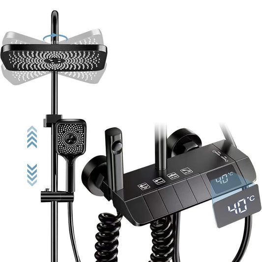 All-In-One Duschsystem mit Digitalanzeige und Thermostat | 4 Funktionen