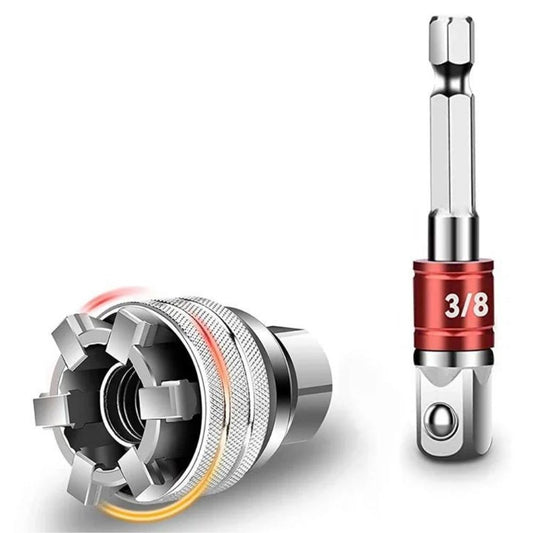 Multifunktionale Universal Super Steckschlüssel | Passend für Standard (10 bis 19mm) - Hülse + Pleuel