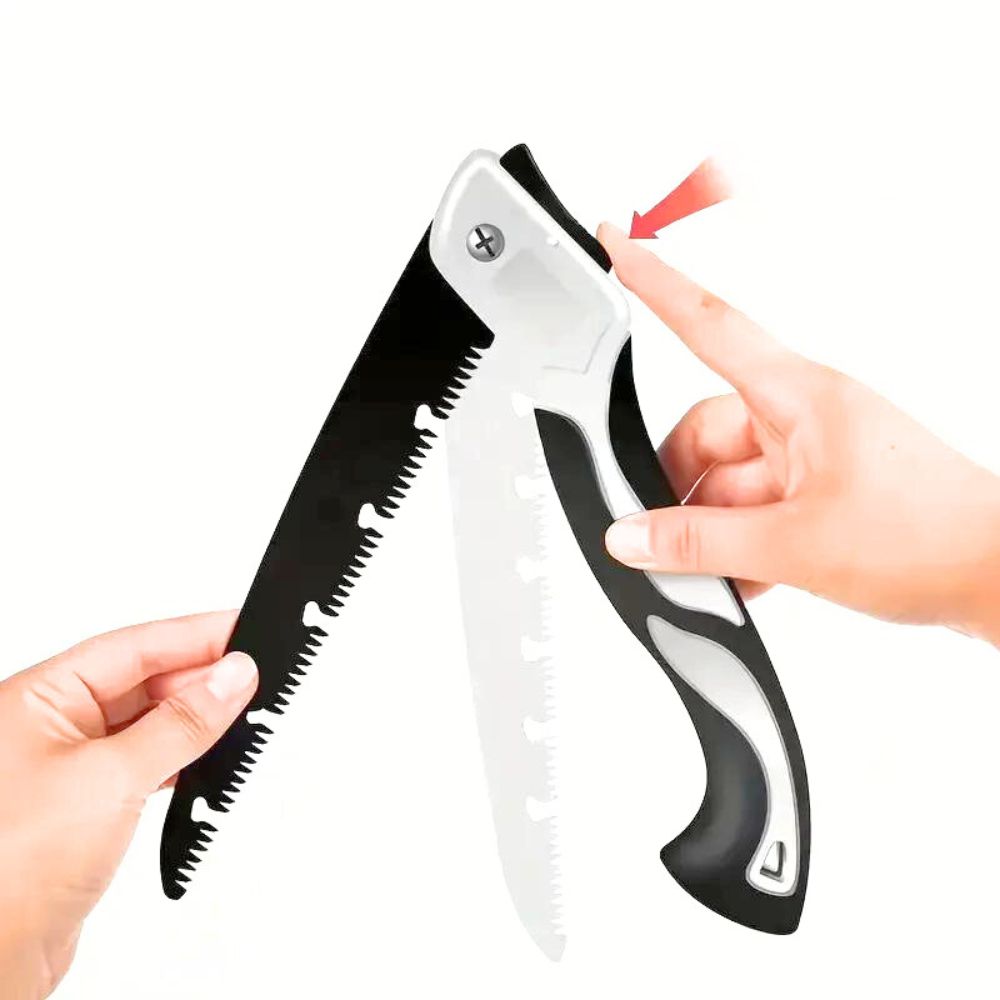Klappbare Handsäge mit Folding Lock | Multitool für Outdoor, Gartenarbeit und Baumschnitt2