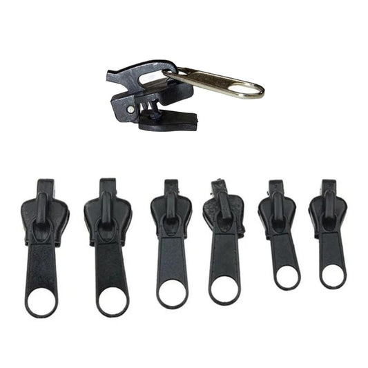 6x Metall-Reißverschluss-Zipper als universelle Reparaturset