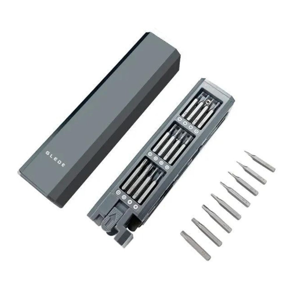 Werkzeugset mit Multifunktions-Schraubendreher | 46-in-1 Präzisionsmagnetbits