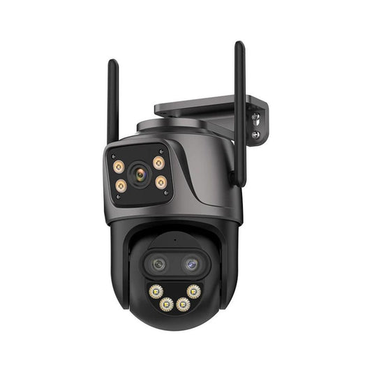 6K 9-Megapixel WiFi HD IP-Überwachungskamera mit 8x Zoom | Dual Screen, Auto-Tracking