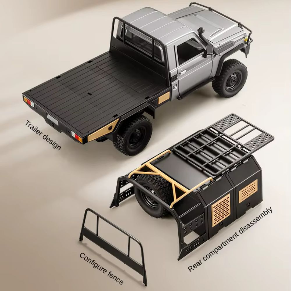 Toyota LC79 MN82 (1:12) RC Pickup Truck | 4WD Offroad Kletterauto, Ferngesteuert