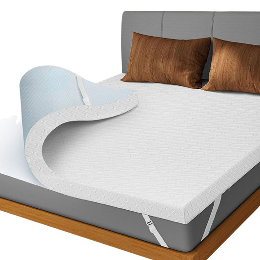 DOPEDIO Matratzentopper | Ergonomischer Memoryschaum-Topper mit Bambus-Bezug