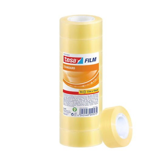 tesafilm Transparentes Multifunktions-Klebeband: Standard für Büroanwendungen (8er-Pack)