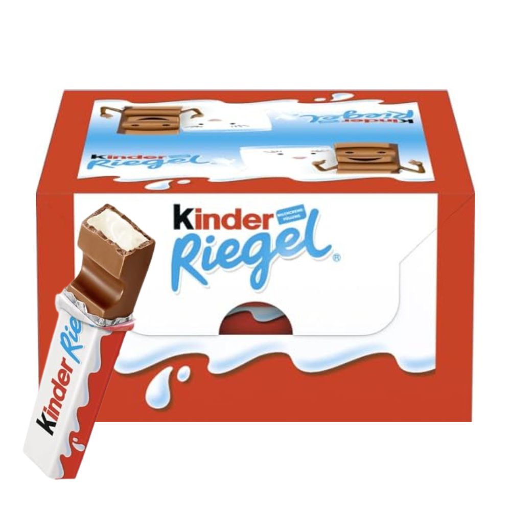 Kinder Schokoriegel (36x Einzelriegel - 760g): zartschmelzende Vollmilchschokolade mit Milchcremefüllung