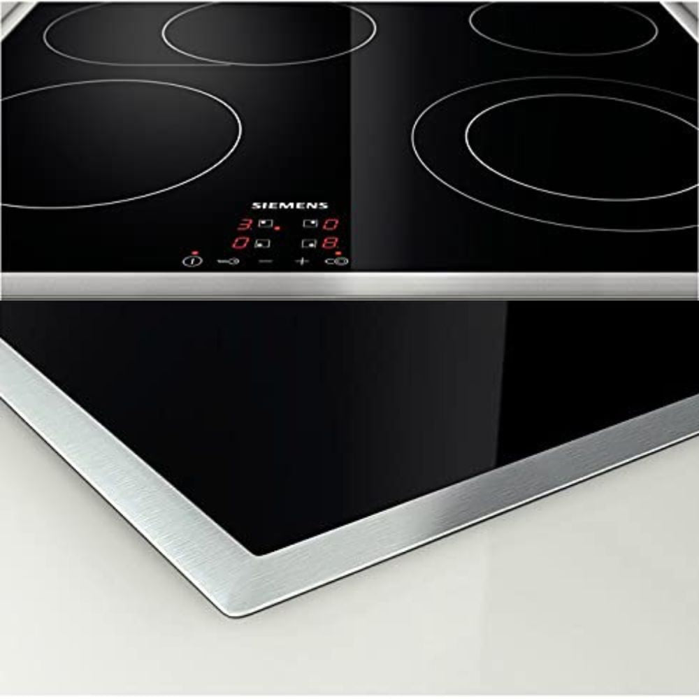Siemens (ET645HN17E) glass ceramic electric hob - 58.3cm: Digital function display