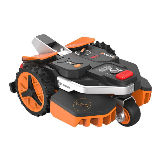 WORX Landroid Vision M600 KI-Mähroboter (WR206E.1) für Gärten bis 600m²: WLAN & Bluetooth, Igelschutz