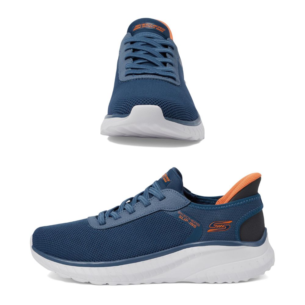 Skechers 'Squad Chaos-Solid Tour' Slip-Ins Herren Sneaker (Marineblau)