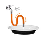 Universal Wasserhahn-Extender | 360° Silikon-Schlauch für Küche & Bad