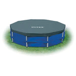 INTEX Round Pool Cover (28031): Pool cover with Ø 366cm in dark blue
