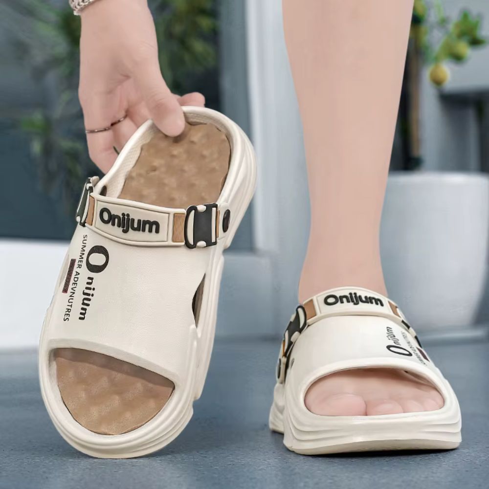 Sommer Massage Hausschuhe für Herren & Damen | Weiche Designer Pantoletten