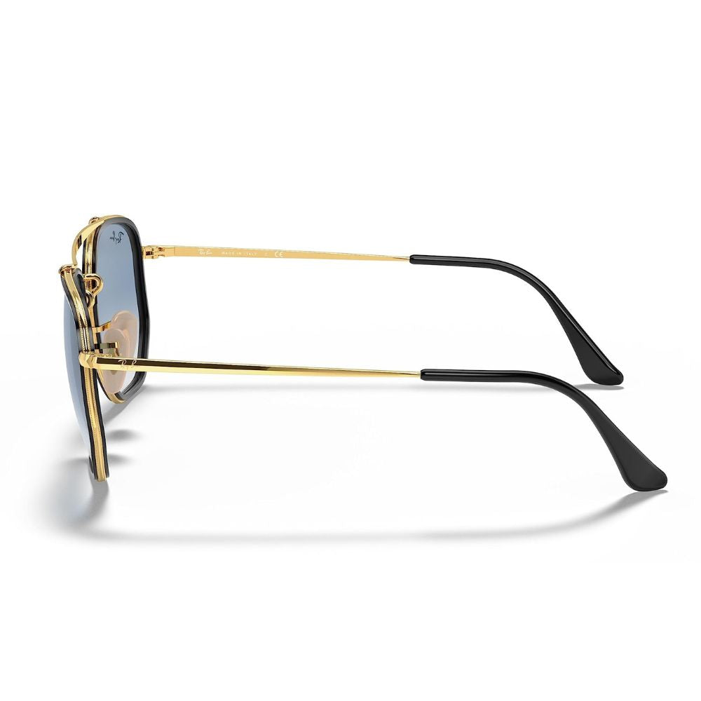 Ray Ban 'RB3648M' Unisex Sonnenbrille: Gold-Retro-Style (Größe: 52mm)