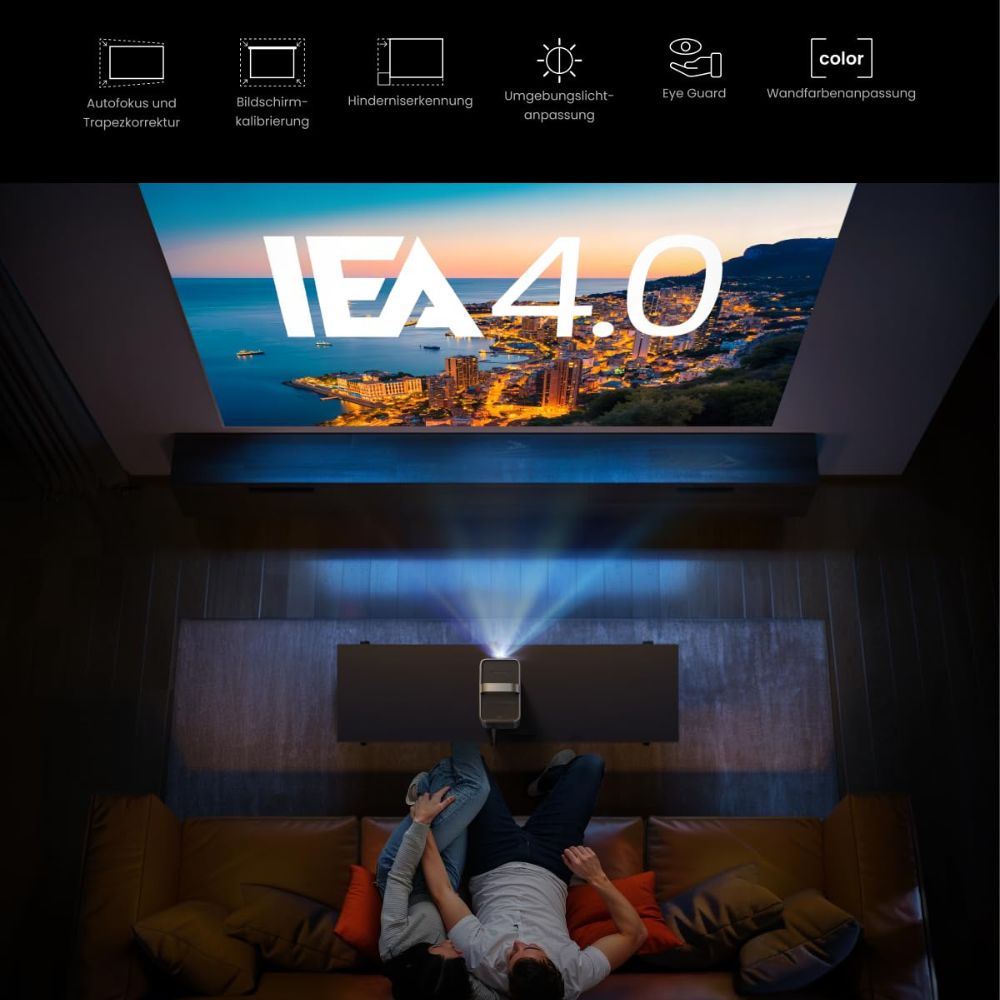 NEBULA Cosmos 4K SE Smart Beamer: Dolby Vision-Projektor mit Google TV, Ultra HD-Dekodierung