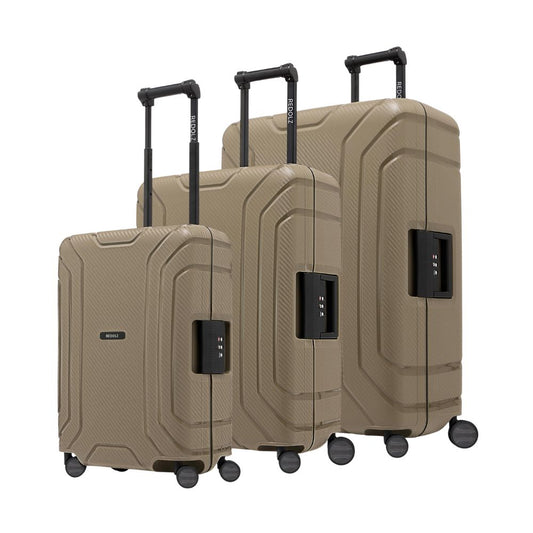 REDOLZ 'Essentials 15' Hartschalen Reisekoffer-Set (3-teilig): 3-Punkt-Verschluss-System, TSA-Schloss