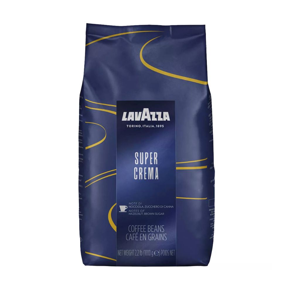 Lavazza Super Crema Espresso Kaffeebohnen (18x1kg): Intensiv, Cremig & Ausgewogen