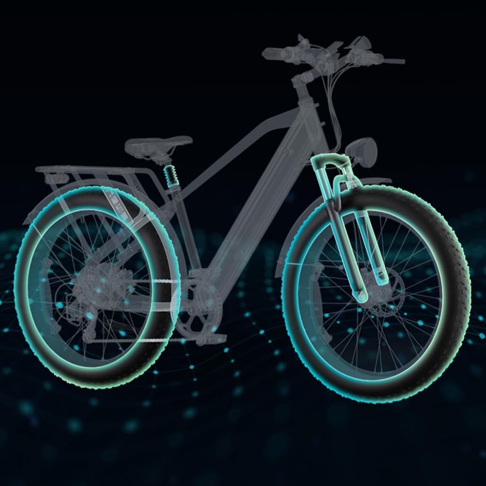 ENGWE E26 All-Terrain E-Bike: 250W, 48V, 16Ah battery, LCD, suspension fork & 7-speed gears