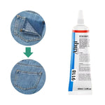Extra Starker Stoffkleber (60ml): Wasserdicht & Vielseitig für Textilreparatur