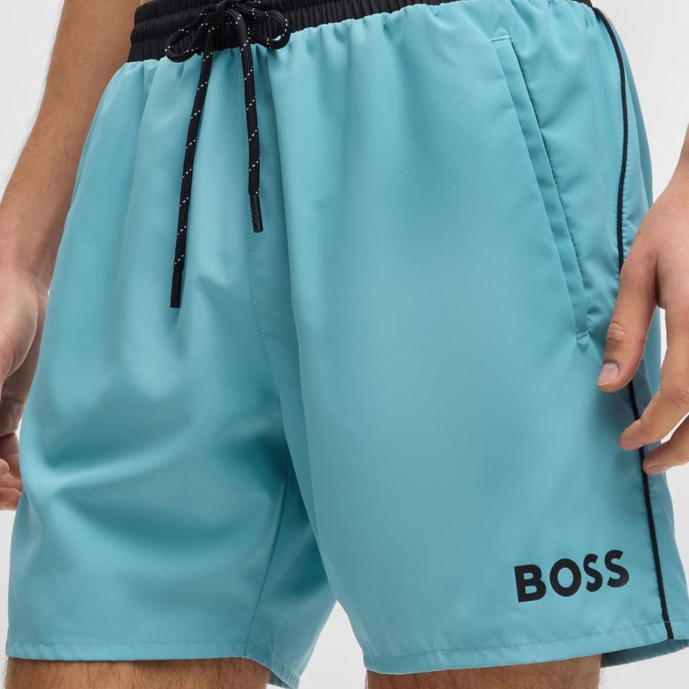 BOSS 'Starfish' Herren Badehose: Schnelltrocknend & Komfortabel, ideal für Urlaub & Schwimmen