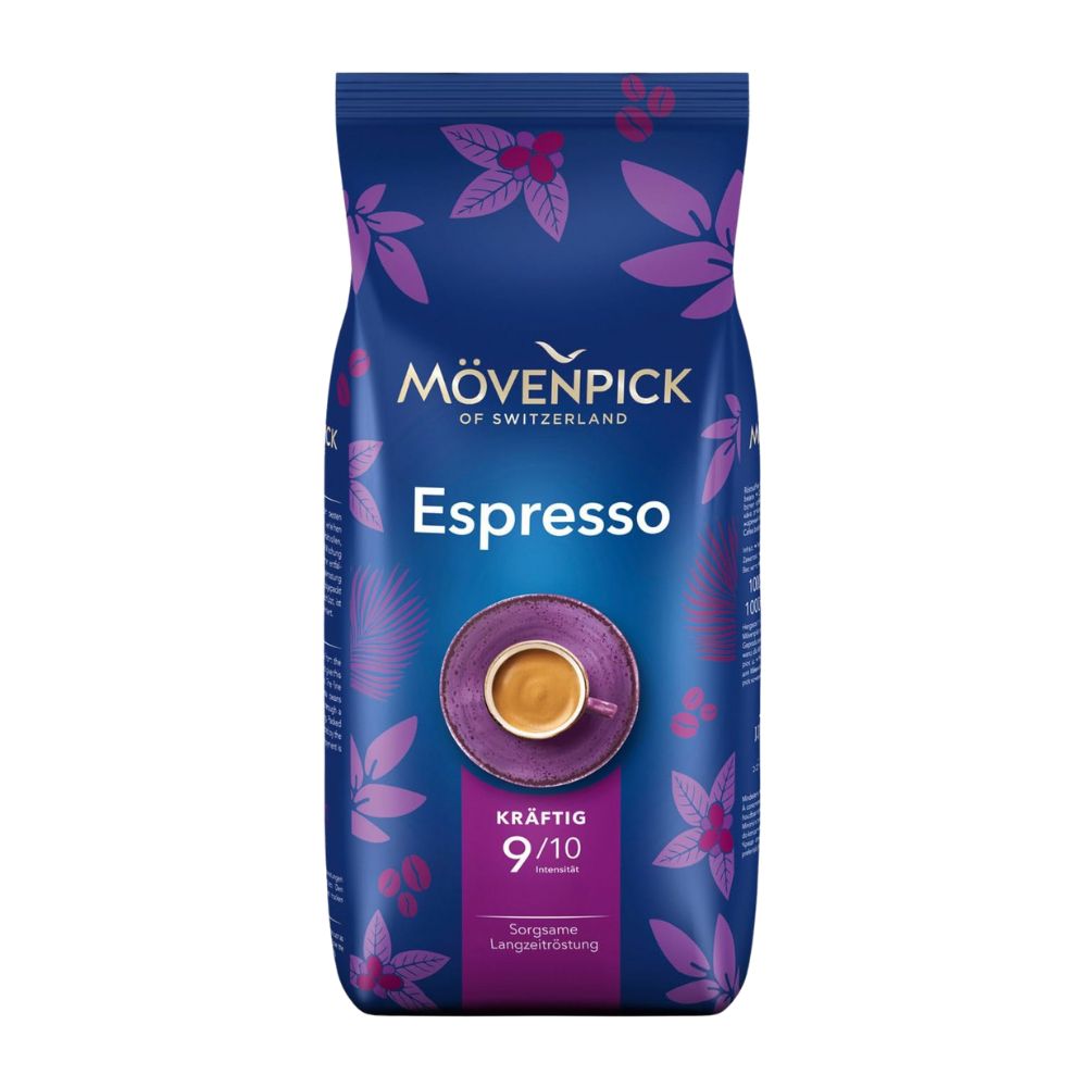 MÖVENPICK Kaffee ARABICA mit Robusta - Barista Espresso (4x1000g): Ganze Bohnen