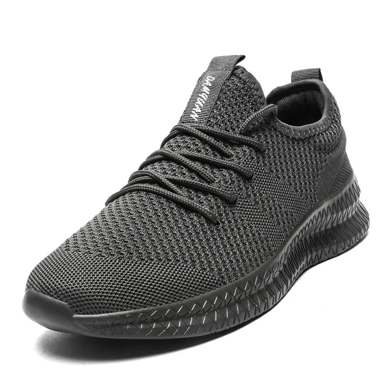 DAMYUAN Sommer Sneaker für Herren | Trendy, Bequem und Stilvoll: in Größen 36-46 (Dunkelgrau)