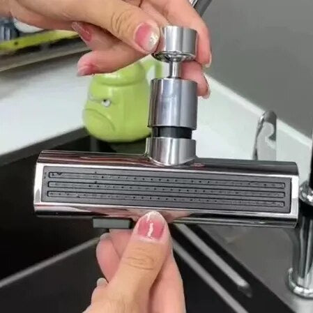 Wasserfall Küchenhahn Spültischarmatur | Rotierend, Hochdruck2