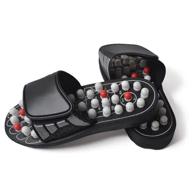Akupunktur Slipper | Fußreflexzonenmassage Hausschuhe für Schmerztherapie und Stress Relief