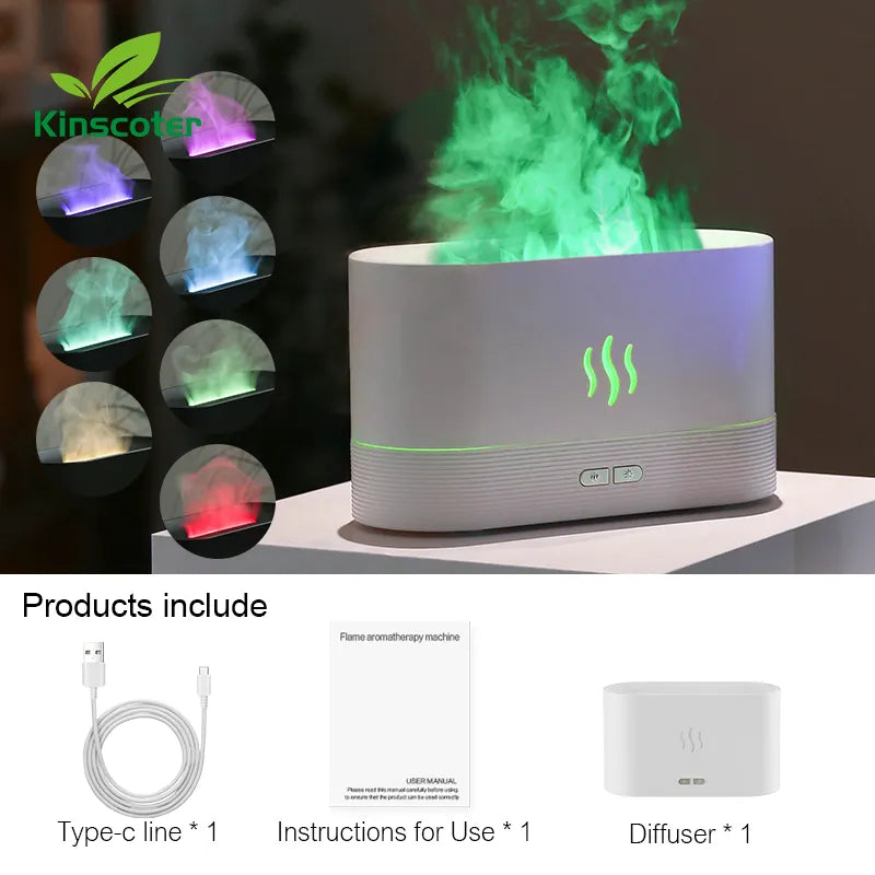 Aroma Diffuser mit Flammen-Effekt und automatischer Abschaltautomatik-pro3