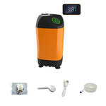 Electric camping shower set with digital display | Ideal for camping and traveling