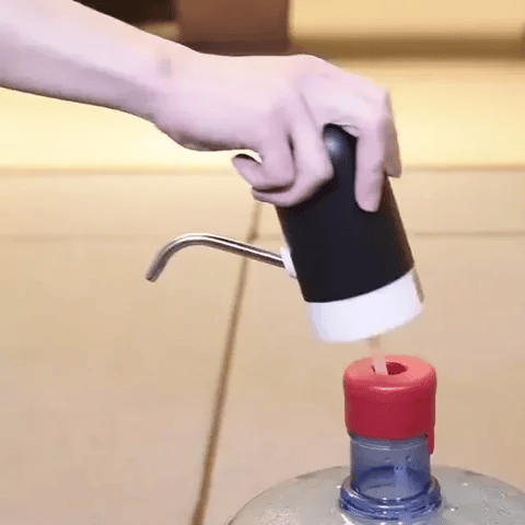 Elektrische Wasserspenderpumpe für 5-Gallonen-Flaschen (>20 l) mit USB-Ladefunktion
