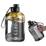 Large Sports Water Bottle with Carrying Strap for Fitness, Gym, Cycling, Camping