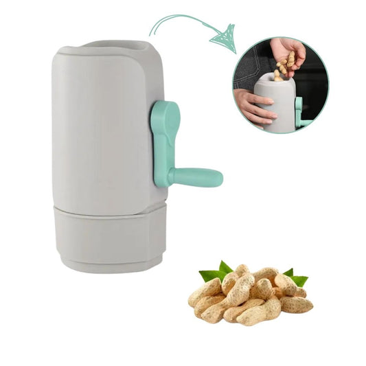 Erdnussschaler und Peller mit Handkurbel | Schalenentfernung für Pistazien, Erdnüsse etc.