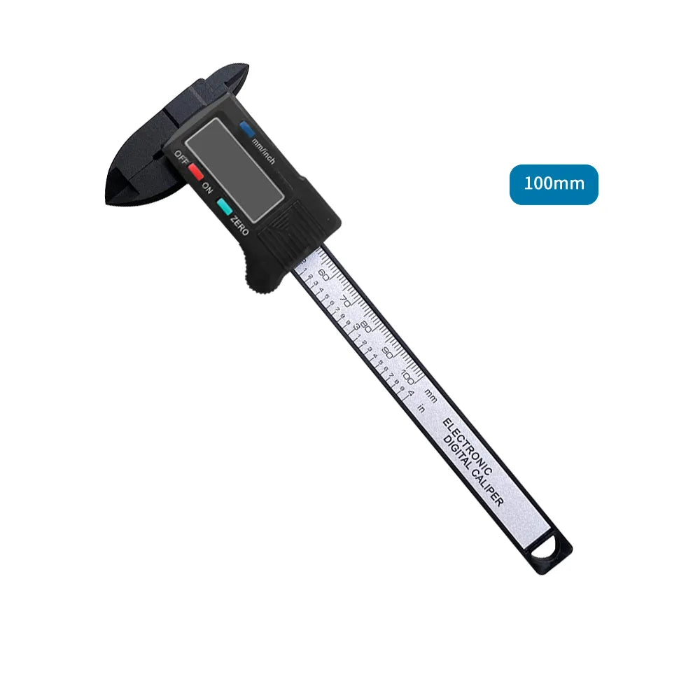 150mm/100mm Elektronischer Digital-Messschieber aus Premium Kohlefaser
