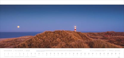 Meerlandschaft 'SYLT' Kalender 2026 - Hans Jessel: Großer XXL Panorama-Wandkalender