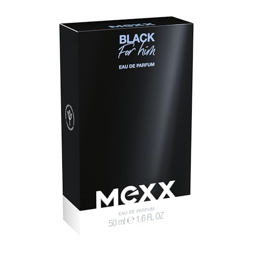 MEXX BLACK Man Eau de Parfume (50ml) mit aquatisch-holzigen Noten