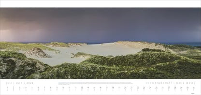 Meerlandschaft 'SYLT' Kalender 2026 - Hans Jessel: Großer XXL Panorama-Wandkalender