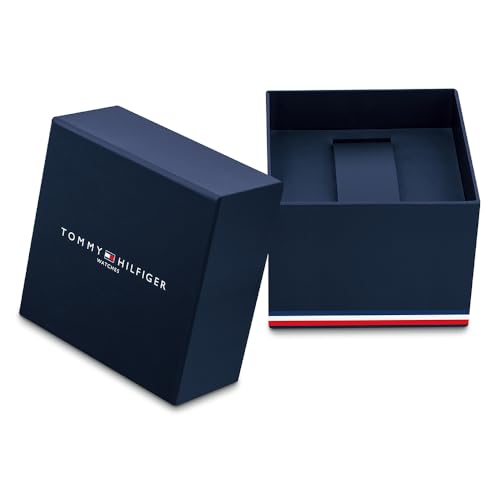 Tommy Hilfiger (1791788) Multi-Zifferblatt Quarz Uhr für Herren mit silbernes Edelstahlarmband