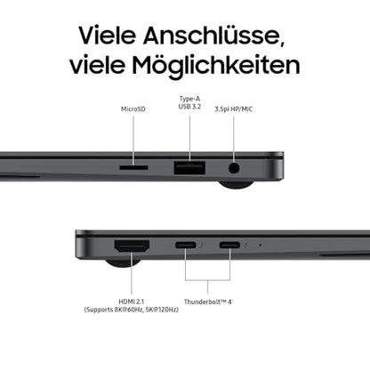 Samsung Galaxy Book5 Pro AI-Laptop - i7 Ultra Prozessor, 16GB RAM, 512GB Speicher, Copilot