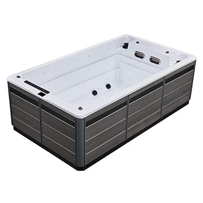 AWT AQART Design SwimSpa for 4 people: Exclusive whirlpool pool combination