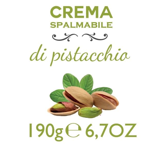 Brontedolci sweet pistachio cream with 40% pistachios from Sicily-Etna (2x 190g)