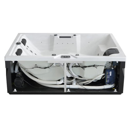 AWT AQART SPA IN-405 Eco Outdoor-Whirlpool: 37-Jets, Farblicht & Ozon (Oceanwave)