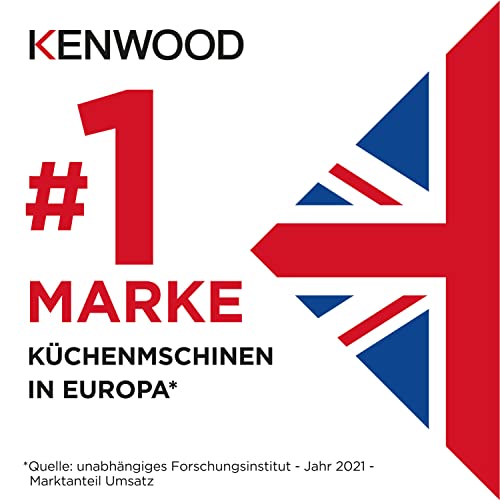Kenwood Titanium Chef Patissier XL KWL90.034SI (1400 Watt) | Küchenmaschine mit integrierter Waage & Wärmefunktion,