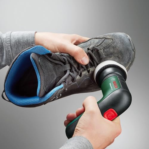 Bosch Home and Garden Akku-Reinigungsbürste mit 4 Reinigungsaufsätze, USB-Aufladung