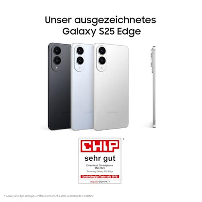 Samsung Galaxy S25 Edge mit Galaxy AI: 12GB RAM, 512GB Speicher, 200-MP-Kamera