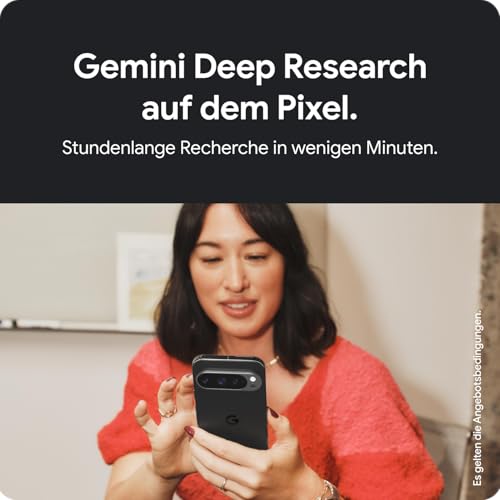 Google Pixel 9 Pro XL (128GB) mit Gemini ohne SIM-Lock, Dreifach-Rückkamerasystem, KI-Technologie