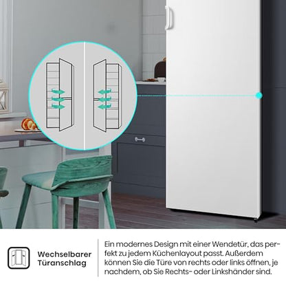 Hisense (FV191N4AW2) Gefrierschrank - TotalNoFrost - Türalarm - Multiflow 360° | 205kWh