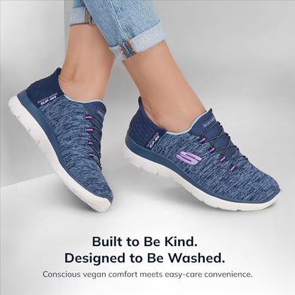 Skechers 'Summits Dazzling Haze' Slip-Ins Damen Sneaker (Navy)