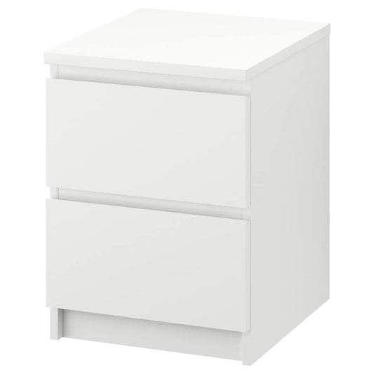 Ikea MALM Kommode (40x55cm) mit 2 Schubladen in Weiß