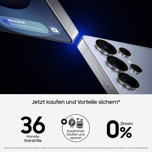 Samsung Galaxy S25 Ultra mit Galaxy AI (12GB RAM, 256GB Speicher) Titanium Schwarz