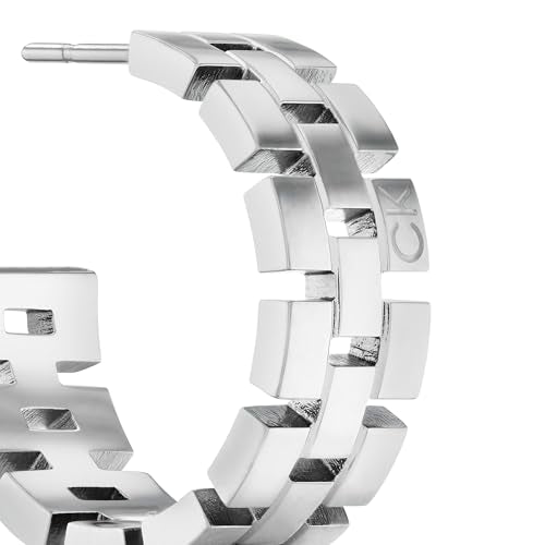 Calvin Klein Hoop Stainless Steel Women's Earrings from the 'GEOMETRIC' collection